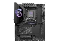 MSI MPG Z890 Carbon WiFi - Moderkort - ATX - LGA1851-uttag - Z890 Chipuppsättning - USB 3.2 Gen 1, USB-C 3.2 Gen 2x2 - 2.5 Gigabit LAN, 5 Gigabit Ethernet, Wi-Fi 7, Bluetooth - inbyggda grafiken (CPU krävs) - HD-ljud (8 kanaler)