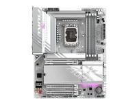 AORUS Z890 ELITE WIFI7 ICE - Moderkort - ATX - LGA1851-uttag - Z890 Chipuppsättning - USB4, USB 3.2 Gen 1, USB 3.2 Gen 2, USB-C 3.2 Gen2 - Bluetooth, Wi-Fi 7, 2.5 Gigabit LAN - inbyggda grafiken (CPU krävs) - HD-ljud (8 kanaler)