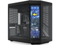 HYTE Y70 Touch Infinite Pitch Black ATX Midi Tower Gaming Gehäuse schwarz Seitenfenster