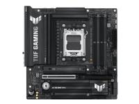 ASUS TUF GAMING B850M-PLUS WIFI - Moderkort - micro ATX - Socket AM5 - AMD B850 Chipuppsättning - USB-C 3.2 Gen 2x2, USB-C 3.2 Gen2, USB 3.2 Gen 2, USB 3.2 Gen 1 - 2.5 Gigabit LAN, Wi-Fi 6E, Bluetooth - inbyggda grafiken (CPU krävs) - HD-ljud (8 kanaler)