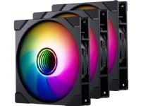 PHANTEKS M25 Gen2 PWM D-RGB-fläkt 3-pack - Reverse Blade, 140 mm, svart