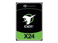 Seagate Exos X24 - Hårddisk - Enterprise - 24 TB - intern - 3,5 - SATA 6Gb/s - 7200 rpm