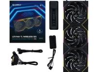 Lian Li UNI FAN TL Wireless Lüfter, ARGB, PWM, 3er-Pack - Reverse Blade, 120mm, schwarz