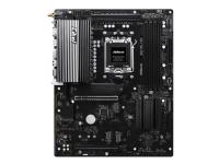 ASRock B850 Pro-A WiFi - Moderkort - ATX - Socket AM5 - AMD B850 Chipuppsättning - USB-C 3.2 Gen 2x2, USB-C 3.2 Gen 1, USB 3.2 Gen 1, USB-C 3.2 Gen2 - 2.5 Gigabit LAN, Wi-Fi 6E, Bluetooth - inbyggda grafiken (CPU krävs) - HD-ljud (8 kanaler)