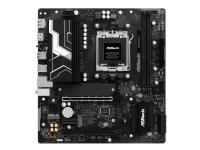 ASRock B850M-X - Moderkort - micro ATX - Socket AM5 - AMD B850 Chipuppsättning - USB 3.2 Gen 1, USB-C 3.2 Gen 1 - 2.5 Gigabit LAN - inbyggda grafiken (CPU krävs) - HD-ljud (8 kanaler)