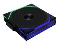 Lian Li UNI FAN TL LCD Wireless 120 - Lådfläkt - 120 mm - svart