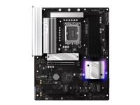 ASRock B860 PRO RS - Moderkort - ATX - LGA1851-uttag - B860 Chipuppsättning - USB-C 3.2 Gen 2x2, USB-C 3.2 Gen2, USB 3.2 Gen 2, USB 3.2 Gen 1 - 2.5 Gigabit LAN, Bluetooth - inbyggda grafiken (CPU krävs) - HD-ljud (8 kanaler)