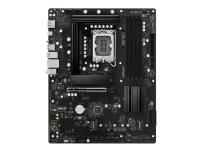 ASRock B860 Pro-A - Moderkort - ATX - LGA1851-uttag - B860 Chipuppsättning - USB-C 3.2 Gen 2x2, USB-C 3.2 Gen2, USB 3.2 Gen 2, USB 3.2 Gen 1 - 2.5 Gigabit LAN, Bluetooth - inbyggda grafiken (CPU krävs) - HD-ljud (8 kanaler)