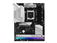 ASRock B850 Pro RS WiFI - Moderkort - ATX - Socket AM5 - AMD B850 Chipuppsättning - USB-C 3.2 Gen 2x2, USB-C 3.2 Gen2, USB-C 3.2 Gen 1, USB 3.2 Gen 1 - 2.5 Gigabit LAN, Bluetooth, Wi-Fi 6E - inbyggda grafiken (CPU krävs) - HD-ljud (8 kanaler)