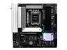 ASRock B860M Pro RS WiFi - Moderkort - micro ATX - LGA1851-uttag - B860 Chipuppsättning - USB-C 3.2 Gen 2x2, USB 3.2 Gen 1, USB-C 3.2 Gen 1 - 2.5 Gigabit LAN, Bluetooth, Wi-Fi 6E - inbyggda grafiken (CPU krävs) - HD-ljud (8 kanaler)