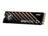 MSI SPATIUM M470 PRO - SSD - 2 TB - inbyggd - M.2 2280 - PCIe 4.0 x4 (NVMe)