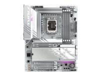 AORUS B860 ELITE WIFI7 ICE - Moderkort - ATX - LGA1851-uttag - B860 Chipuppsättning - USB4, USB-C 3.2 Gen2, USB 3.2 Gen 1, USB 3.2 Gen 2 - Bluetooth, 2.5 Gigabit LAN, Wi-Fi 7 - inbyggda grafiken (CPU krävs) - HD Audio
