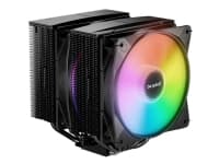 be quiet! PURE ROCK PRO 3 LX - Processorkylare - (för: LGA1150, LGA1151, LGA1155, LGA1200, LGA1700, LGA1851, AM4, AM5) - copper with nickel plated base - 120 mm - svart