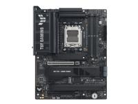 ASUS TUF GAMING X870E-PLUS WIFI7 - Moderkort - ATX - Socket AM5 - AMD X870E Chipuppsättning - USB4, USB-C 3.2 Gen 2x2, USB 3.2 Gen 2, USB 3.2 Gen 1 - Wi-Fi 7, 2.5 Gigabit LAN, Bluetooth - inbyggda grafiken (CPU krävs) - HD-ljud (8 kanaler)