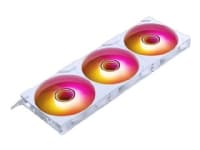 Phanteks M25G2-140 - Lådfläkt - omvänt - 140 mm - vit (paket om 3)