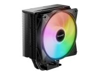 be quiet! Pure Rock 3 LX - Processorkylare - (för: LGA1150, LGA1151, LGA1155, LGA1200, LGA1700, LGA1851, AM4, AM5) - kopparbas med aluminiumfenor - 120 mm - svart