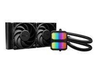 be quiet! Silent Loop 3 - Processorkylare - Elementstorlek: 240 mm - (för: LGA1150, LGA1151, LGA1155, LGA1200, LGA1700, LGA1851, AM4, AM5) - kopparbas och nickelpläterade aluminiumprofiler - 120 mm - svart