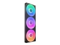 NZXT F Series F420 RGB Core - Fläktenhet med enkel ram - 120 mm - svart