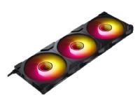 Phanteks M25G2-140 - Lådfläkt - omvänt - 140 mm - svart (paket om 3)