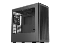 HAVN BF 360 Flow - Mid tower spel - utökad ATX - genomskinlig sidopanel (härdat glas) - ingen strömförsörjning (ATX) - svart - USB/Audio/Mic
