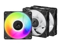 ARCTIC P12 Pro A-RGB - Lådfläkt - 120 mm - svart (paket om 3)