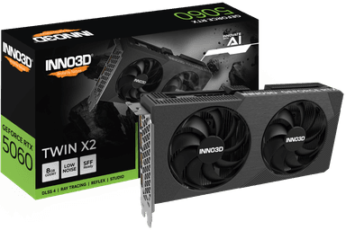 Inno3D GeForce RTX 5060 Twin X2 8G Grafikkort