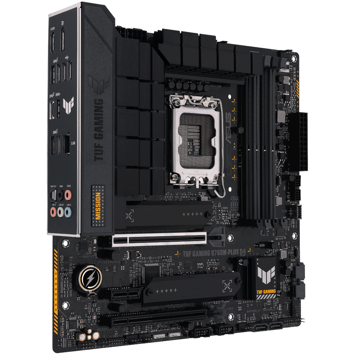 ASUS B760M-PLUS TUF GAMING D4 Bundkort
