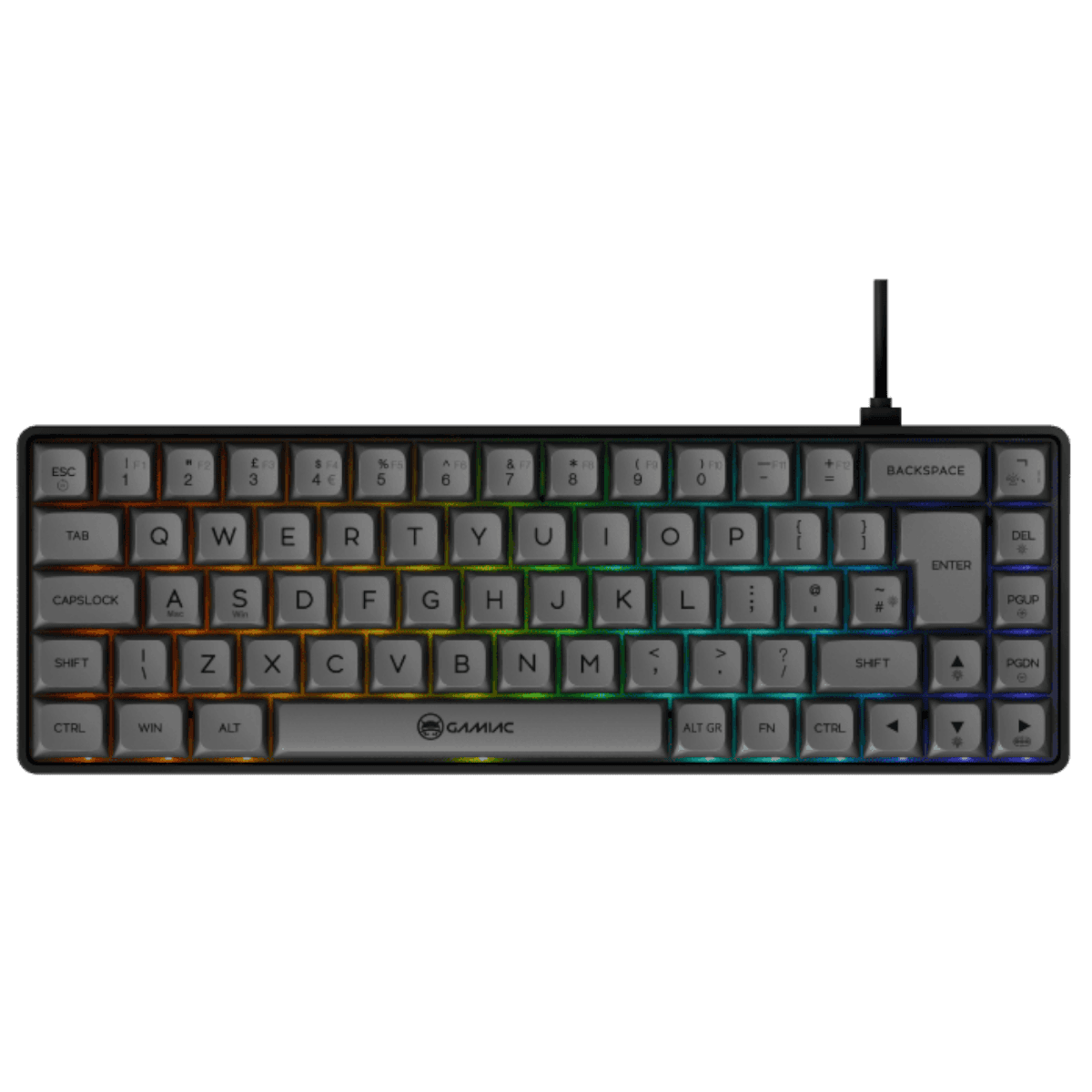 Gamiac TKL69G Black/Grey Tastatur