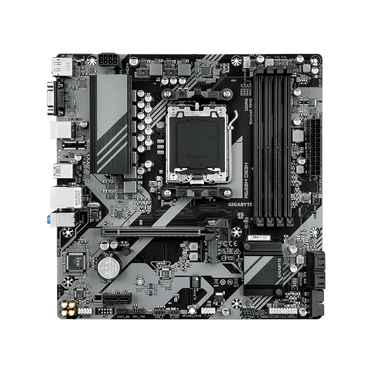 GIGABYTE A620M DS3H Moderkort