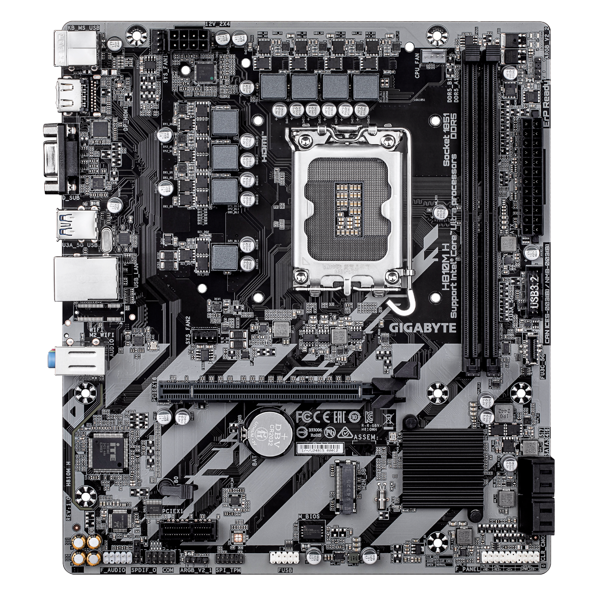 Gigabyte H810M H Moderkort