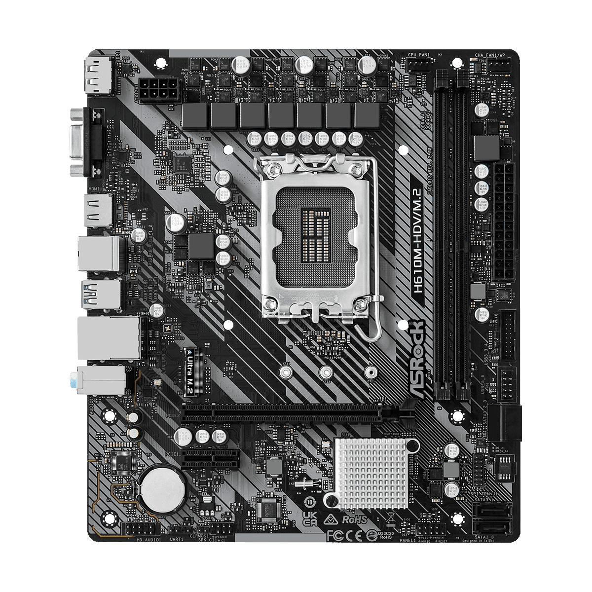 ASRock H610M-HDV/M.2 R2.0 Moderkort
