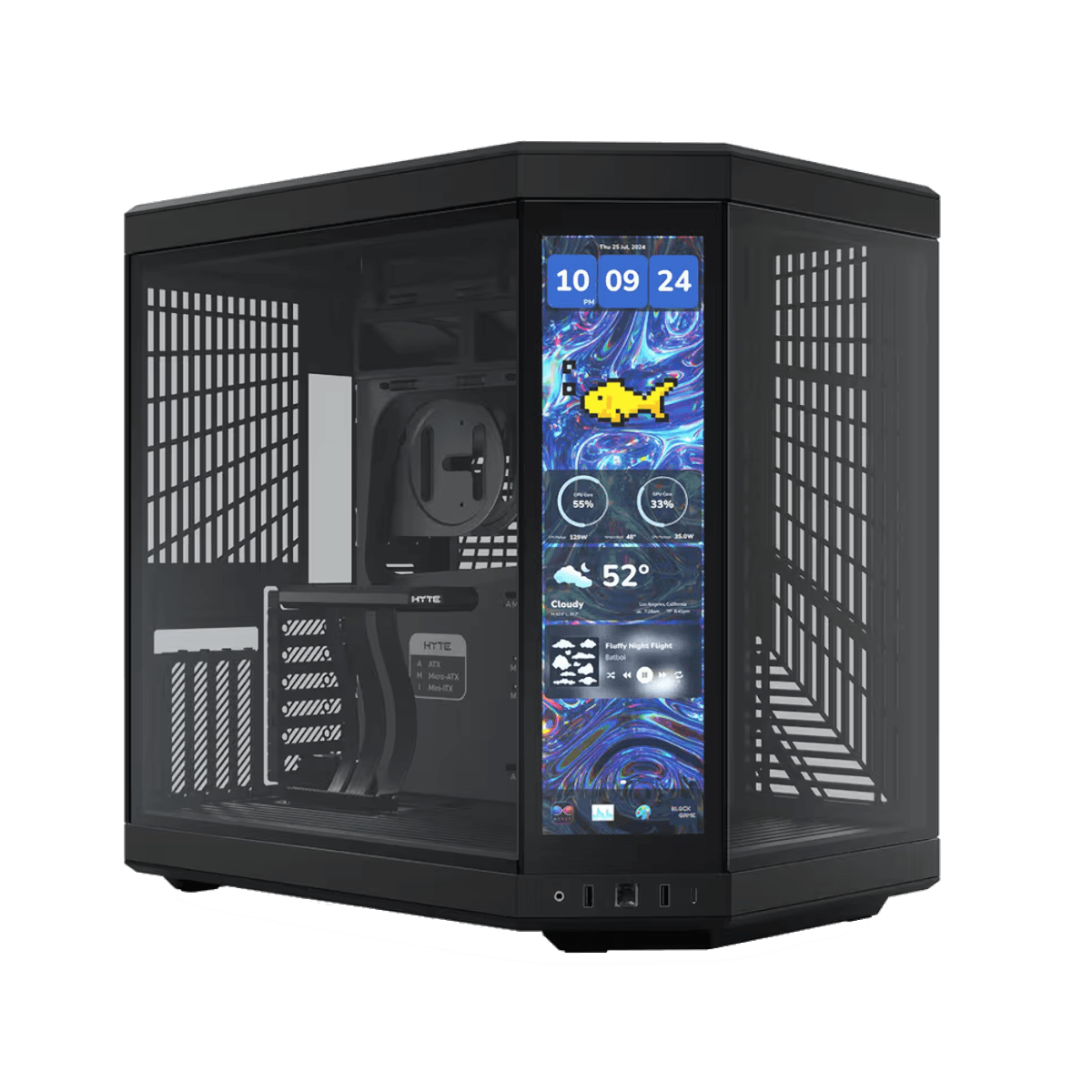 HYTE Y70 Touch Infinite Black Chassi
