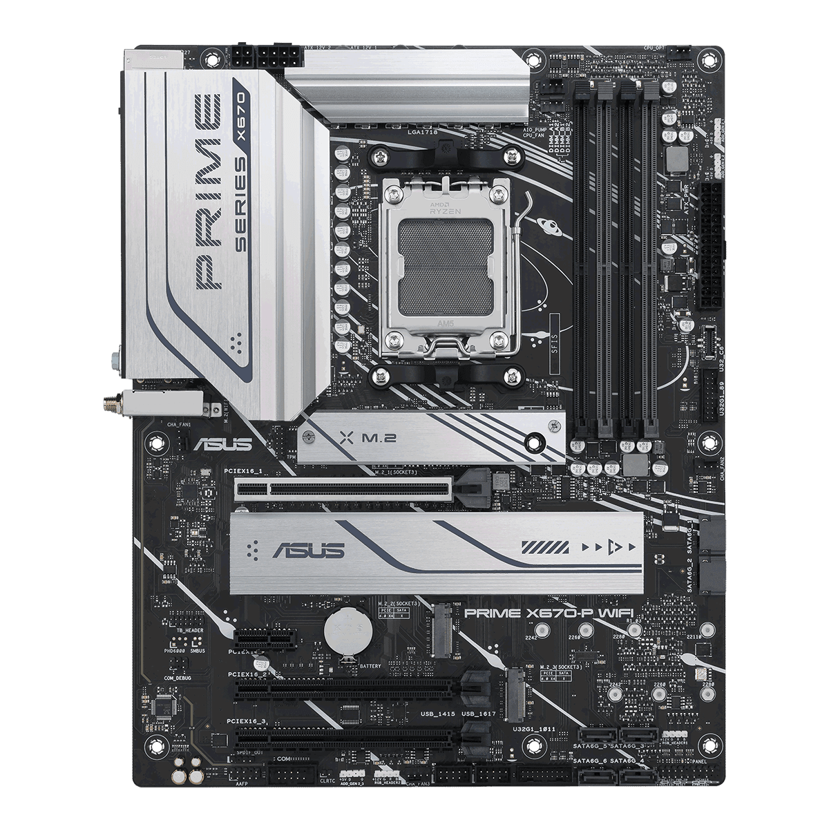 ASUS PRIME X670-P WIFI DDR5 Moderkort