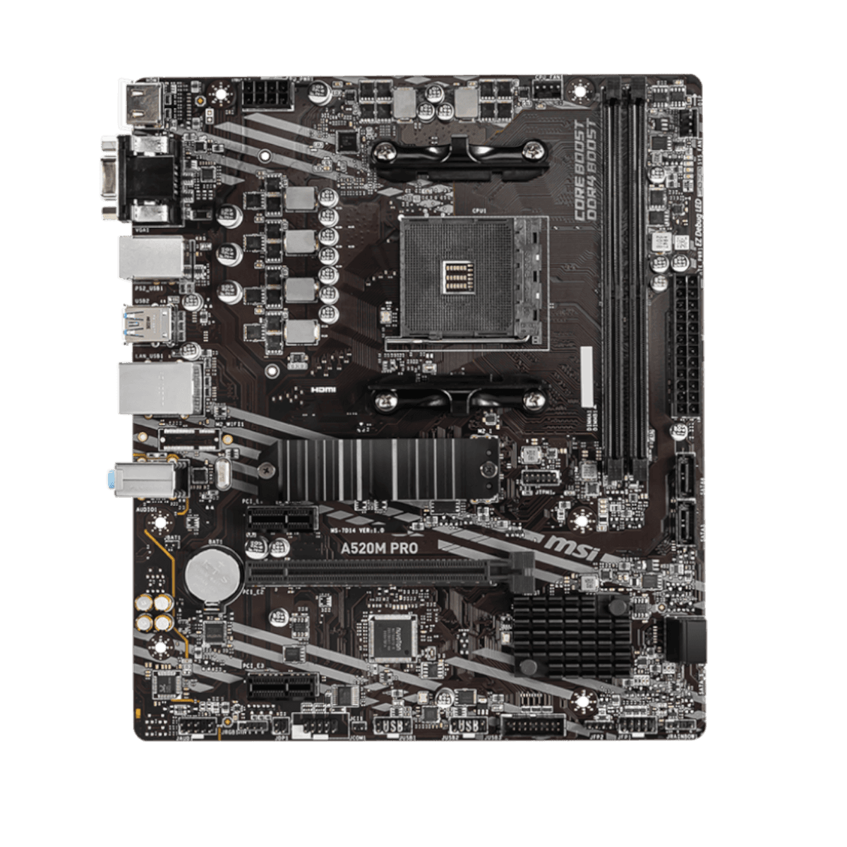 MSI A520M PRO Bundkort