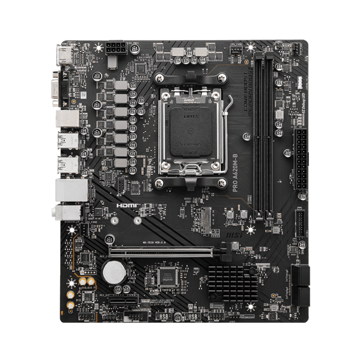 MSI PRO A620M-B Moderkort (Utan WIFI)