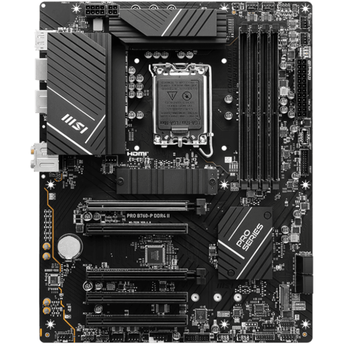 MSI PRO B760-P DDR4 II Moderkort (Utan WIFI)