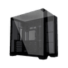 Lian Li O11 Vision Compact - Tower - utökad ATX - genomskinlig sidopanel (härdat glas) - ingen strömförsörjning - svart - USB/ljud
