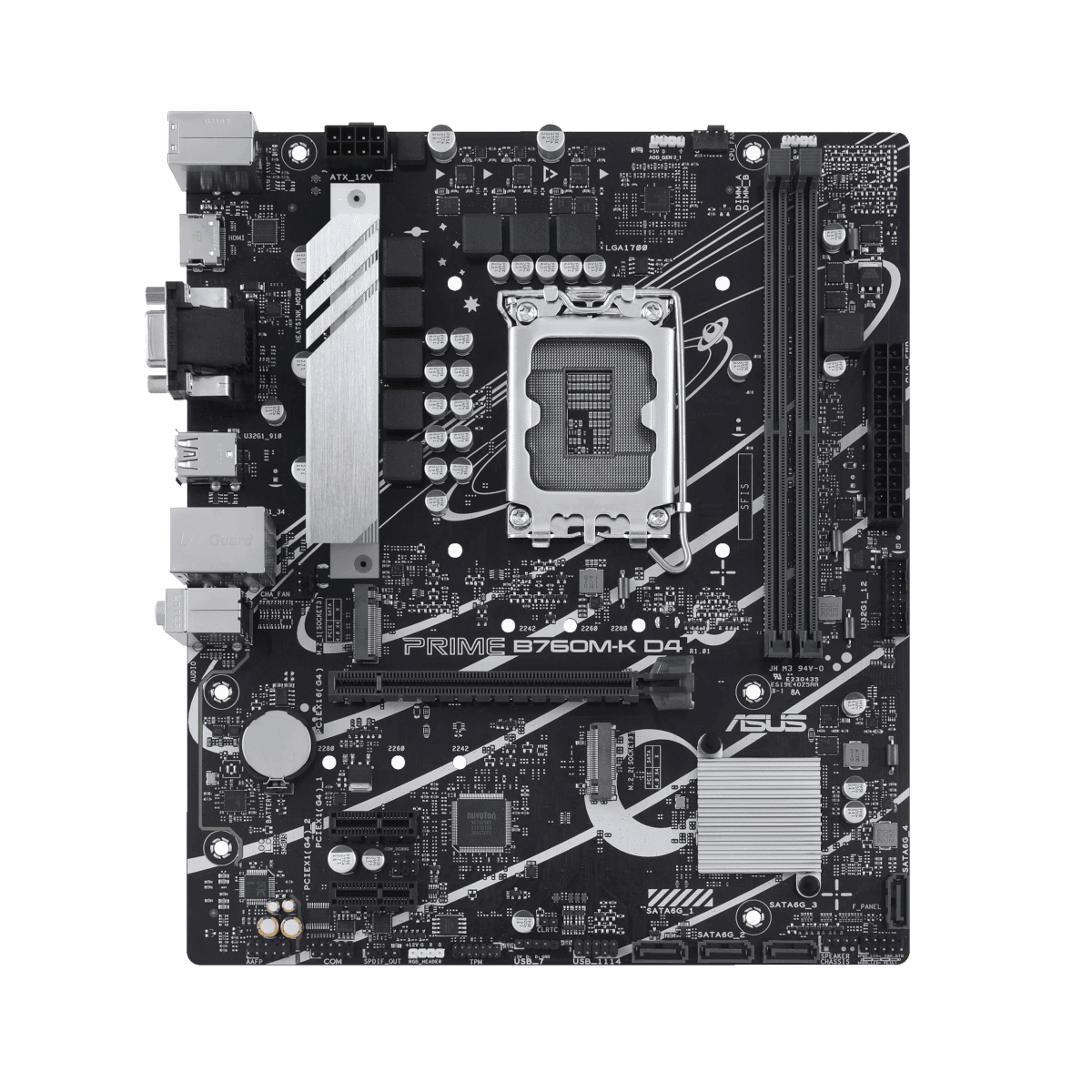 ASUS PRIME B760M-K D4 Moderkort (Utan Wifi)
