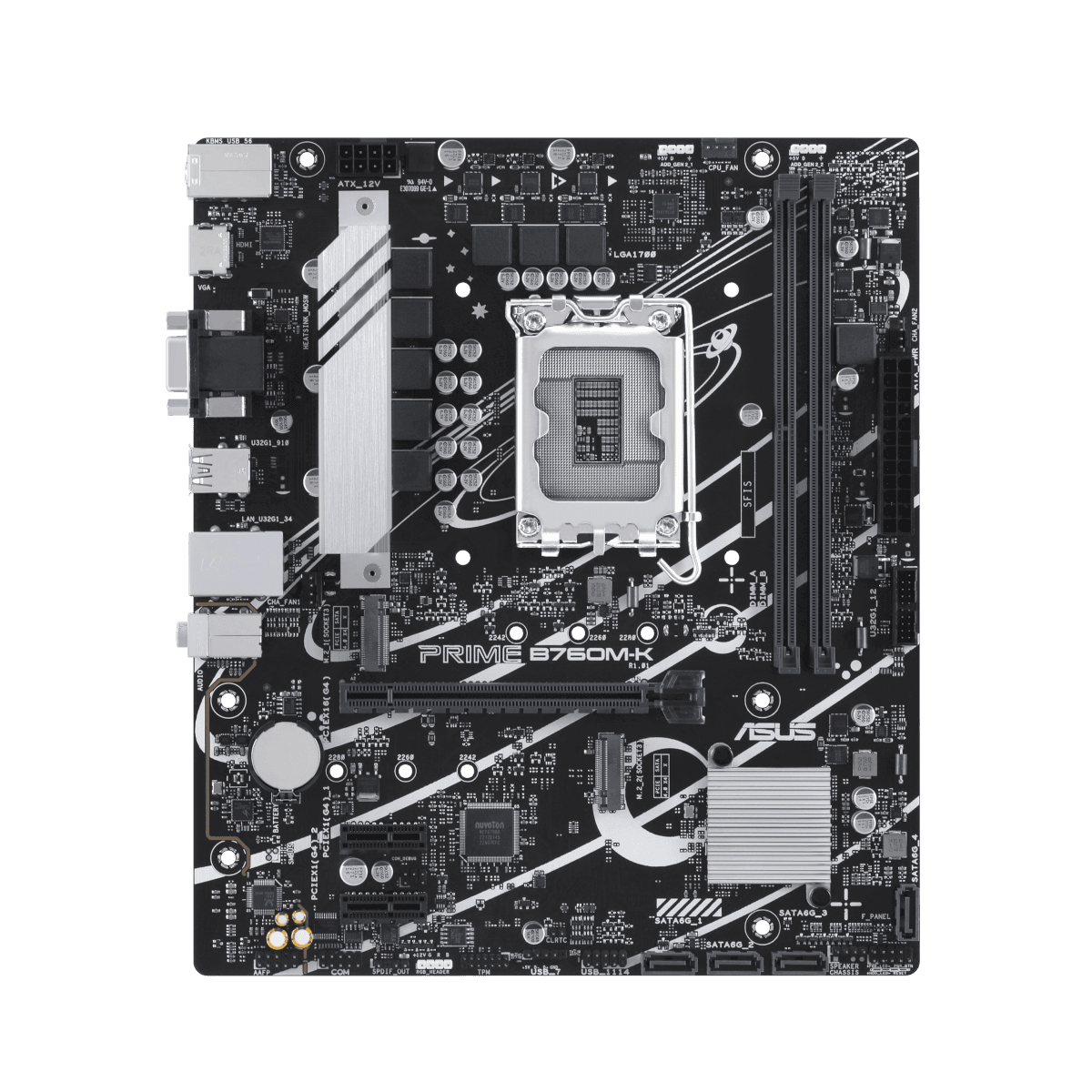 ASUS PRIME B760M-K V2 D5 Moderkort (Utan Wifi)