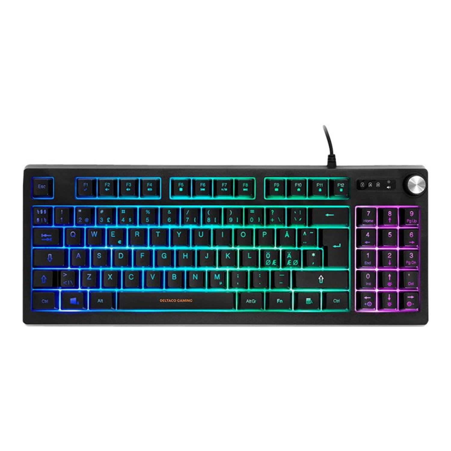 DELTACO Gaming Tangentbord DK230 TKL RGB