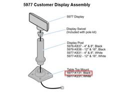 NCR Kit Cntr/Tabletop mount NCRpoles CG1