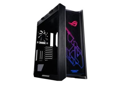 ASUS ROG Strix Helios - Tower - utökad ATX - genomskinlig sidopanel (glas) - ingen strömförsörjning (ATX) - svart - USB/ljud