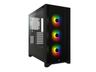 Corsair iCUE 4000X RGB / Tempered Glass - Svart