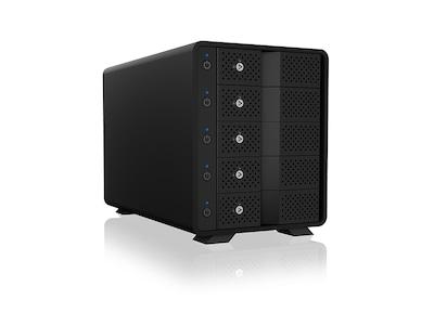 ICY BOX IB-3805-C31 - Hårddiskmatris - 5 fack (SATA-600) - USB 3.1 Gen 2 (extern)