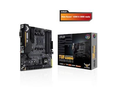 ASUS TUF GAMING B450-PLUS II - Moderkort - ATX - Socket AM4 - AMD B450 Chipuppsättning - USB 3.2 Gen 1, USB 3.2 Gen 2, USB-C Gen2 - Gigabit LAN - inbyggda grafiken (CPU krävs) - HD-ljud (8 kanaler)