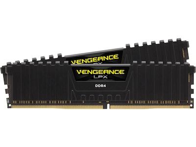 CORSAIR Vengeance LPX - DDR4 - sats - 32 GB: 2 x 16 GB - DIMM 288-pin - 3200 MHz / PC4-25600 - CL16 - 1.35 V - ej buffrad - icke ECC - svart