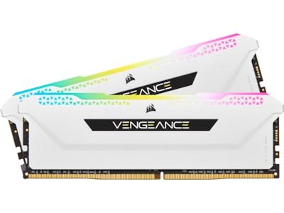 CORSAIR Vengeance RGB PRO SL - DDR4 - sats - 32 GB: 2 x 16 GB - DIMM 288-pin - 1800 MHz / PC4-28800 - CL18 - 1.35 V - ej buffrad - icke ECC - vit