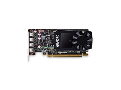 NVIDIA Quadro P1000 - Grafikkort - Quadro P1000 - 4 GB GDDR5 - PCIe 3.0 x16 låg profil - 4 x Mini DisplayPort - Adaptrar ingår