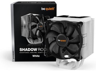 be quiet! Shadow Rock 3 - Processorkylare - (för: LGA1150, LGA1151, LGA1155, LGA1200, LGA1700, LGA2011-3 (Square ILM), LGA2066, AM4) - aluminium med kopparbas - 120 mm - vit