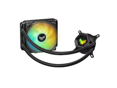 ASUS TUF Gaming LC 120 ARGB - Kylsystem med vätska till processorn - Elementstorlek: 120 mm - (för: LGA1366, AM4, LGA1200, LGA1700, AM5, LGA115x Socket) - koppar - 120 mm